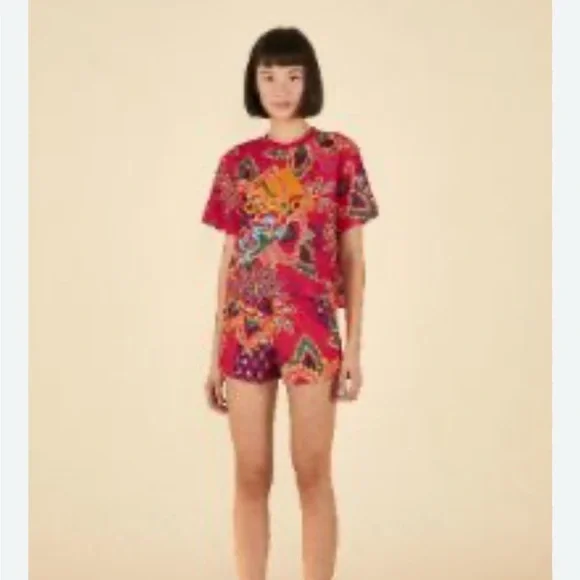 Adidas Farm GFX Tee Pink and Orange - Picture 6 of 9